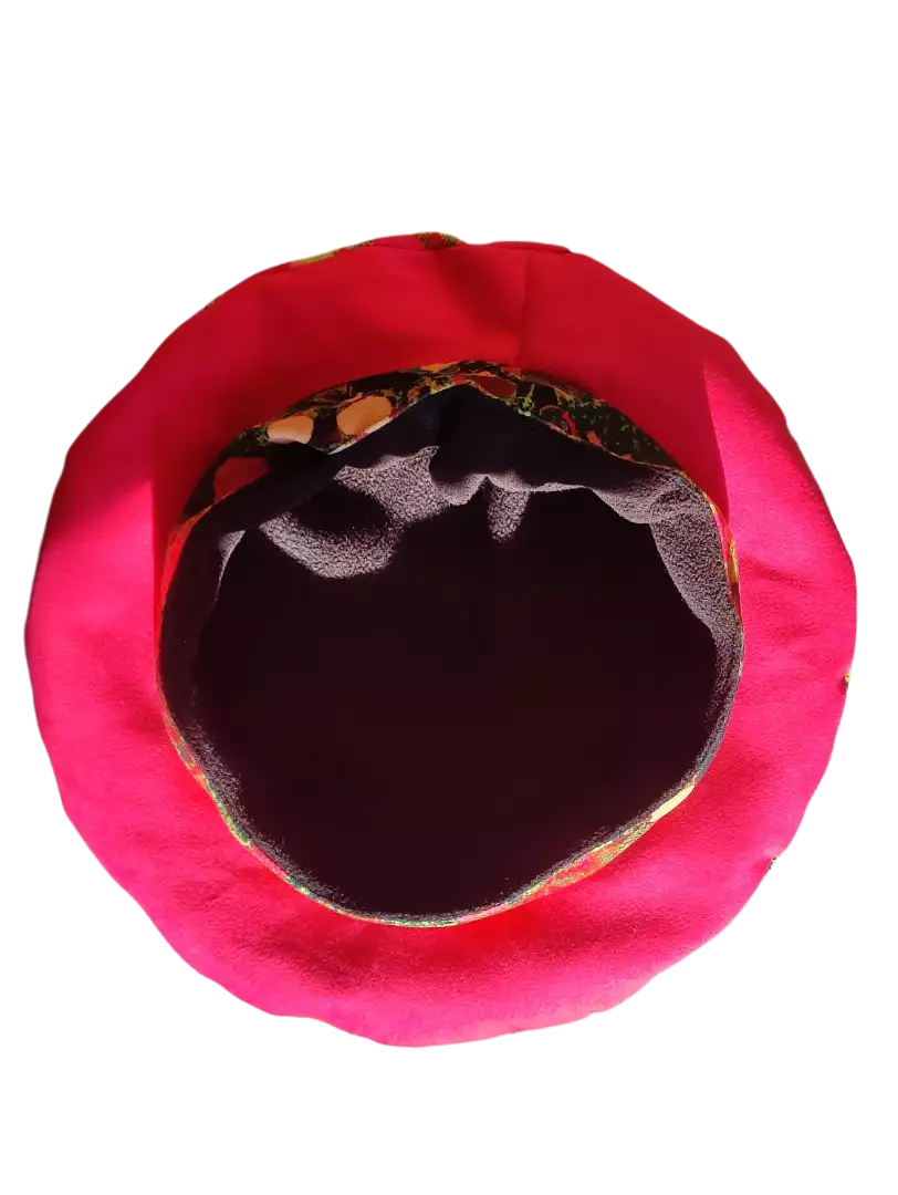 Béret velours jardin anglais