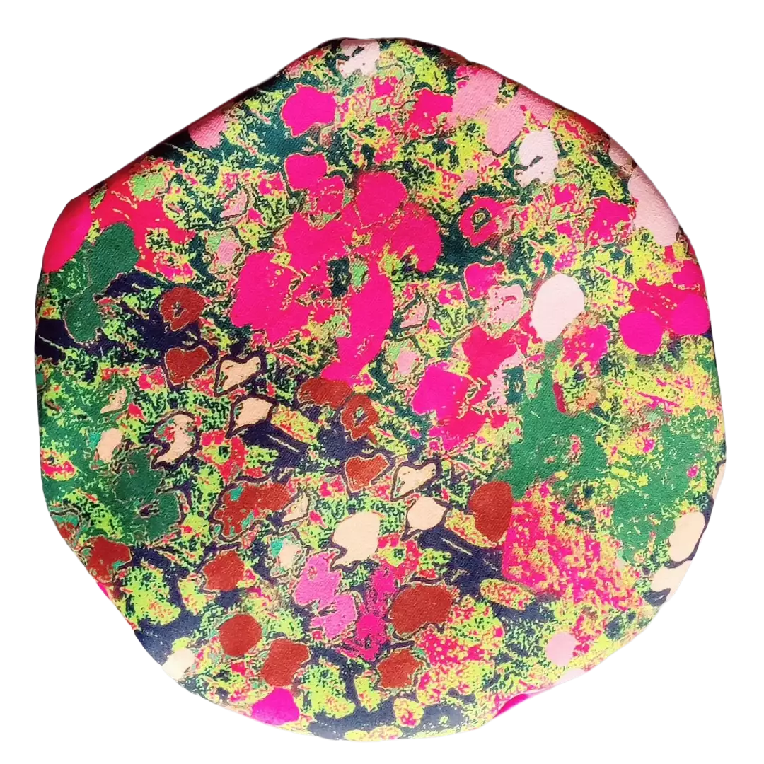 Béret velours jardin anglais